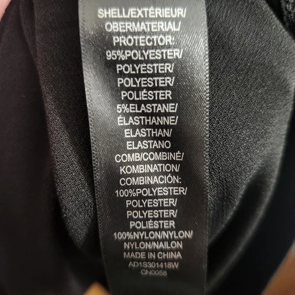 Adrianna Papell Black Top Women's Blouse Size 1X - Picture 6 of 8